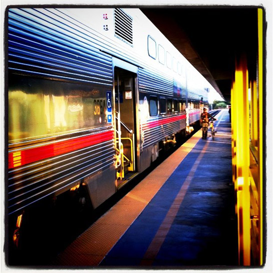 Yellow train ride